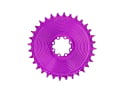 GARBARUK Chainring Direct Mount MTB round for SRAM 8-Bolt Aero | 0 mm Offset | purple 36 Teeth