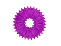 GARBARUK Chainring Direct Mount MTB round for SRAM 8-Bolt Aero | 0 mm Offset | purple 38 Teeth