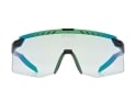 UVEX Sportbrille pace stage s V | black matt / mirror green