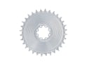 GARBARUK Chainring Direct Mount MTB round for SRAM 8-Bolt Aero | 3 mm Offset | silver