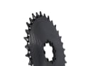 GARBARUK Chainring Direct Mount MTB oval for SRAM 8-Bolt Aero | 0 mm Offset | black 30 Teeth