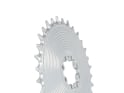 GARBARUK Chainring Direct Mount MTB oval for SRAM 8-Bolt Aero | 0 mm Offset | silver