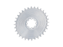 GARBARUK Chainring Direct Mount MTB oval for SRAM 8-Bolt Aero | 3 mm Offset | silver 30 Teeth