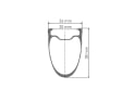 DT SWISS Laufradsatz 28" ARC 1400 Dicut 38 mm | Steckachse | Shimano Road / SRAM XDR