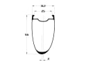DUKE Rim 28" Strada 56 SLR5 asymmetric