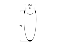 DUKE Rim 28" Strada AERA 78 SLR5 | 24 Holes