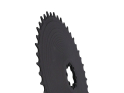 GARBARUK Kettenblatt Oval 1-fach narrow-wide für SRAM 8-Loch Aero | matt-schwarz 44 Zähne