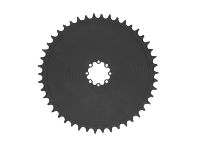 GARBARUK Chainring round 1-speed narrow-wide for SRAM 8-Bolt Aero | matte-black 44 Teeth