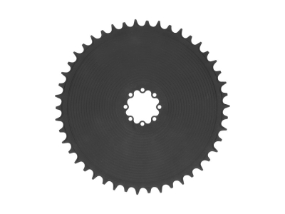 GARBARUK Chainring round 1-speed narrow-wide for SRAM 8-Bolt Aero | matte-black 54 Teeth