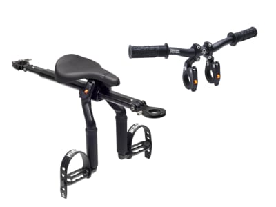 KIDS RIDE SHOTGUN Pro MTB Front Child Seat & Handlebar Combo Set
