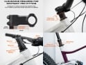 KIDS RIDE SHOTGUN Pro MTB Front Child Seat & Handlebar Combo Set