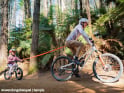 KIDS RIDE SHOTGUN MTB Abschleppseil orange