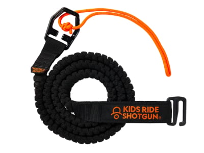 KIDS RIDE SHOTGUN Quick Fit MTB Abschleppseil schwarz