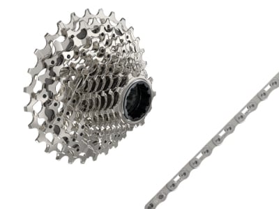 WEAR SET 12-speed SRAM Rival XG-1250 Cassette + SRAM Rival Chain 12- / 13-speed Flattop E1 126 links | silver 10 - 36 Teeth