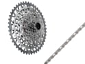 WEAR SET 13-speed SRAM Rival XPLR XG-1351 Cassette E1 | 10-46 Teeth + SRAM Rival Chain 12- / 13-speed Flattop E1 126 links | silver
