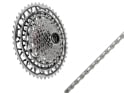 WEAR SET 13-speed SRAM Force XPLR XG-1371 Cassette E1 | 10-46 Teeth + SRAM Force Chain 12- / 13-speed Flattop E1 126 links | silver