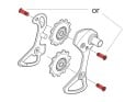 CARBON-TI Rear Derailleur Pulley Bolt Set X-Jockey 12/12 for Shimano Dura-Ace 9200 | silver