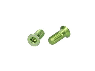 CARBON-TI Rear Derailleur Pulley Bolt Set X-Jockey 12/12 for Shimano Dura-Ace 9200 | acid green
