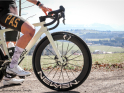 NEWMEN Rear Wheel 28" Gravel Streem G.62 CS VONOA Center Lock | 12x142 mm Thru Axle | Shimano Micro Spline | silver