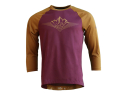 ZIMTSTERN 3/4 Shirt PureFlowz | windsor wine / golden brown L