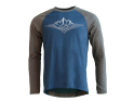 ZIMTSTERN Jersey PureFlowz langarm | french navy / dusty olive S