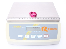 BURGTEC Sattelklemme | 36,4 mm | Toxic Barbie Pink