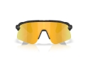 OAKLEY Sonnenbrille Stunt Devil S GRIDIRON COLLECTION Matte Black Splatter | Prizm 24K OO9518-1336