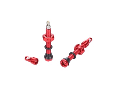 WOLF TOOTH Tubeless Valve Stem Kit | red 80 mm