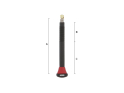 WOLF TOOTH Tubeless Valve Stem Kit | red 80 mm