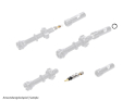 WOLF TOOTH Tubeless Valve Stem Kit | gold 80 mm