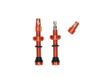 WOLF TOOTH Tubeless Valve Stem Kit | orange 80 mm