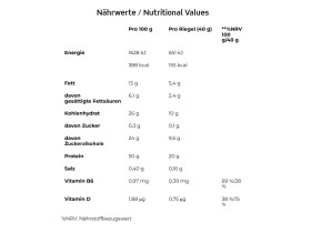 ENERVIT Proteinriegel 50% Dunkle Schokolade | 40g