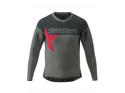 ZIMTSTERN Kinder Trikot Bulletz langarm | gun metal / pirate black S (128)