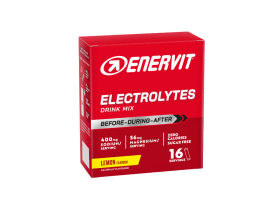 ENERVIT Electrolyt Sportgetränk Lemon | 16 x 4g Beutel