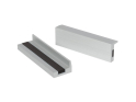 CYCLUS TOOLS Alu-Schonbacken für Schraubstock magnetisch 100 mm fein (2 Stück)