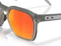 OAKLEY Sunglasses HSTN SQ Matte Grey Smoke | Prizm Ruby OO9533-0254