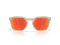 OAKLEY Sunglasses HSTN SQ Matte Sand | Prizm Ruby Polarized OO9533-0554
