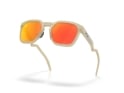 OAKLEY Sunglasses HSTN SQ Matte Sand | Prizm Ruby Polarized OO9533-0554