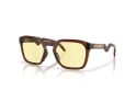 OAKLEY Sunglasses HSTN SQ 100 THIEVES COLLECTION Dark Amber | Prizm Gaming OO9533-1054