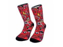MALDITA BUENA SUERTE Socks Destroy | red