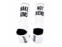MALDITA BUENA SUERTE Socks Make Koms | white L | 41-43