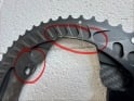 MICHE Kettenblatt X2-RD R92 4-Arm LK 110 asymmetrisch | 2-fach für Shimano Dura-Ace FC-R9200 52 Zähne - B-WARE