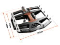 TATZE Pedals TWO-FACE2 Cr-Mo | black
