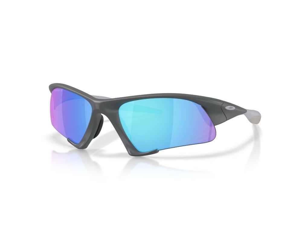 OAKLEY Sunglasses Suture Jacket Matte Carbon | Prizm Sapphire Polarize