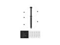 PNW seatpost Loam Dropper Gen 2 without remote lever | black | 225 mm 30,9 mm - B-STOCK