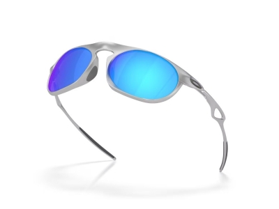 OAKLEY Sunglasses Neo Jacket Satin Chrome | Prizm Sapphire OO4065-0258