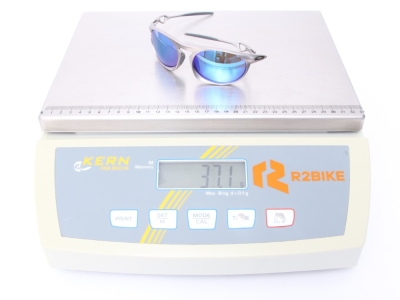 OAKLEY Sunglasses Neo Jacket Satin Chrome | Prizm Sapphire OO4065-0258