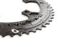 CARBON-TI Chainring X-CarboRing EVO 4-Arm LK 110 asymmetric | Dura Ace FC-R9200 & Ultegra FC-R8100 | outer Ring 58 Teeth