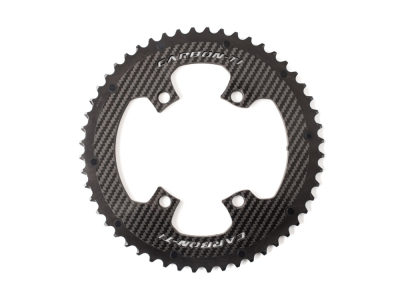 CARBON-TI Chainring X-CarboRing EVO 4-Arm LK 110 asymmetric | Dura Ace FC-R9200 & Ultegra FC-R8100 | outer Ring 60 Teeth
