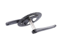 CARBON-TI Chainring X-CarboRing EVO 4-Arm LK 110 asymmetric | Dura Ace FC-R9200 & Ultegra FC-R8100 | outer Ring 62 Teeth